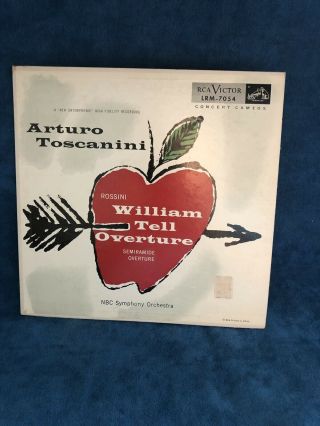 Toscanini William Tell Overture 10” Lp 1954 Andy Warhol Cover Art