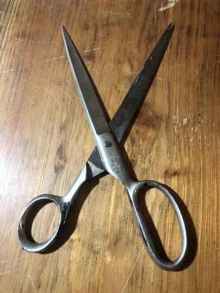Vintage Kingshead Scissors Tailor Crafting Sewing Fashion Patina 3