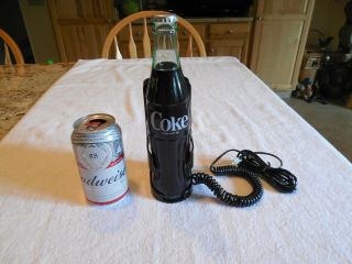 Coca Cola Coke Bottle Landline Phone & Wall Bracket