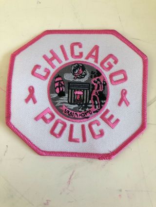 Chicago Police Pink Patch Ca California