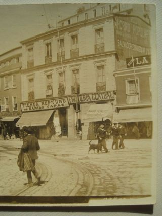 Valparaíso Valparaiso Chile Street Scene Old 1909 RPPC Postcard; Store Signs 3