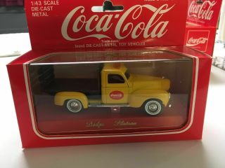 Coca Cola 1:43 Scale Dodge Plateau Diecast Vehicle