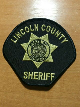 Patch Police Sheriff Lincoln County Oregon