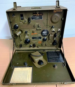 Wwii Us Army Signal Corps Radio Receiver And Transmitter Bc - 654 - A Crosley Corp.