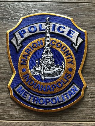 Indianapolis/marion County Metro Police Patch Indiana Sheriff