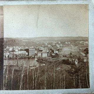 Vintage Stereoview Views In Fitchburg,  Ma 