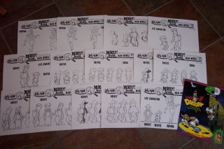 Droopy Master Detective Toon Model Sheets Hanna Barbera Artist Reference Guide