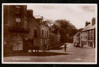 1950 Dunning The Square Real Photo Postcard Tailors Shop Lorry Perth - Shire
