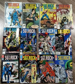 35 Sgt.  Rock Comic Books Vintage Dc War