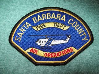California Fire Department Patch - Santa Barbara County Fire - Air Operations