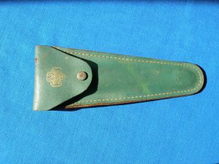 Early George Schrade Girl Scout Mess Set In Leather Case
