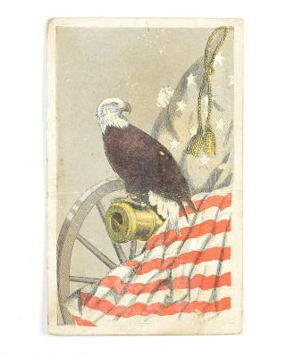 Civil War Cdv Card Old Abe 8th Wisconsin Regiment Eagle Mascot - Soldier 