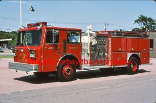 Fire Apparatus Slide,  Engine 1,  Plainville / Ma,  1989 Maxim