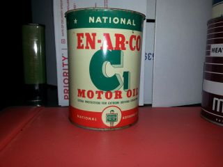 En - Ar - Co Vintage Oil Can