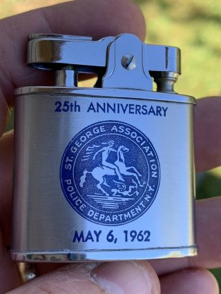1962 Dated Nypd York Police Department Lighter Continental