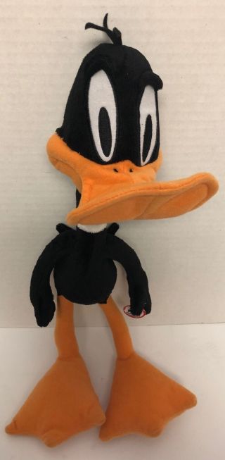 The Looney Tunes Show Talking Daffy Duck 15 " Plush 2012 Cartoon Stuffed Animal