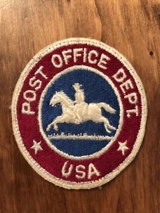 2 Vintage United States Postal Service Sew On Patches 3