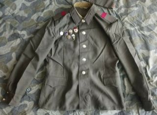 Soviet Army Field Uniform - Jacket,  Trousers,  Pilotka Cap - 1990 - Size 54/5