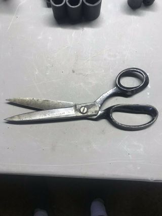 Vintage Wiss Inlaid 20 Industrial Upholstery 10 " Scissors Shears Usa