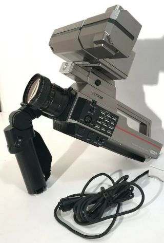 Rare Vtg Rca Ckc031 Solid State Color Video Camera With Viewfinder