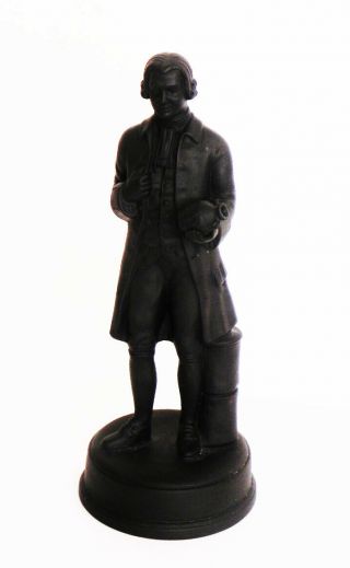 Wedgwood Black Basalt Figure Josiah Wedgwood