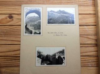 1930s Great Wall Of China At Nankow Pass Hopei 3 X Photographs Images - China