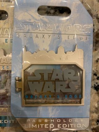 Dianey Star Wars Galaxys Edge Opening Day Passholder Pin 5 Total W/map And Guide