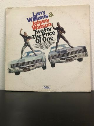 Larry Williams & Johnny Watson Two For The Price Of One Lp Og Soul Funk R&b Mono