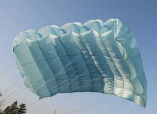 Swift 178 Reserve - vintage 5 cell skydiving parachute canopy - light blue 3