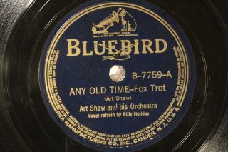 Jazz Billie Holiday Art Shaw Any Old Time Bluebird 7759 V,