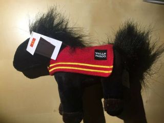 Wells Fargo - Plush Horse - Legendary Stuffed Pony - Mike - 2016 Black - Bank