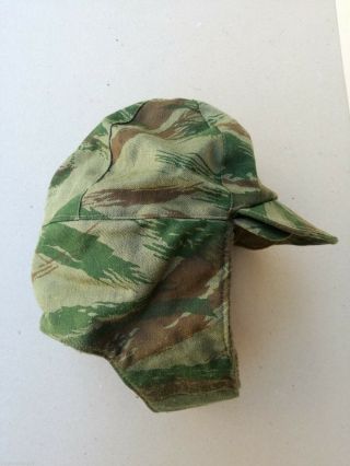 Yugoslavia Bosnia Serb Army tigerstripe camo 1990s war winter padded earflap cap 2