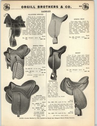 1935 PAPER AD 4 PG Texas Stock Mosby Planters ' Special Buena Vista Saddles 2