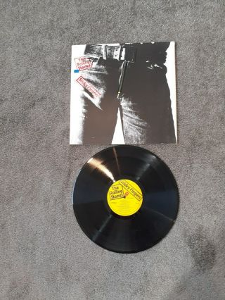 The Rolling Stones Sticky Fingers Vinyl Lp With Zip