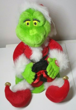 How The Grinch Stole Christmas Animated Singing Plush Toy - Cwt -