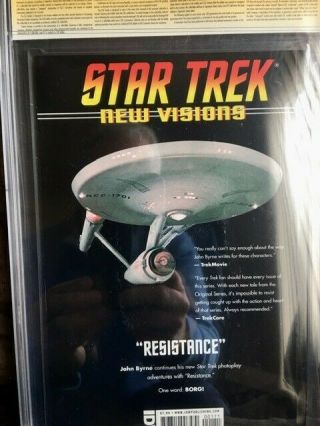 Star Trek Visions 6 CGC 9.  8 SS Signed by William Shatner IDW John Byrne 3