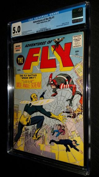 Adventures of the Fly 1 - KEY - CGC 5.  0 (OW - W) 2