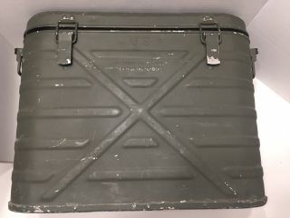 Vintage Us Military Aluminum Insulated Cooler - Hot Or Cold - 1982