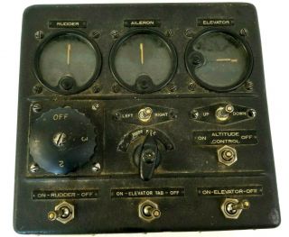 Wwii Sperry Autopilot Control Unit 644836 For A - 5 Autopilot Us Army 1942 D104
