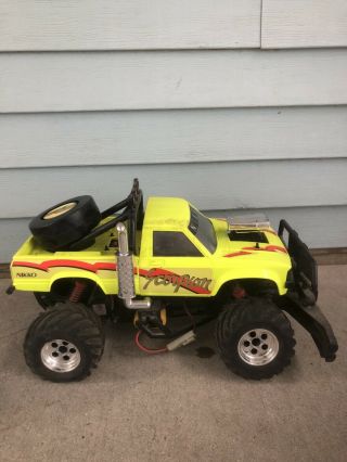 Vintage Nikko Scorpion RC Electric 1996 Yellow RARE Remote Controlled Truck 4x4 2