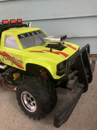 Vintage Nikko Scorpion RC Electric 1996 Yellow RARE Remote Controlled Truck 4x4 3