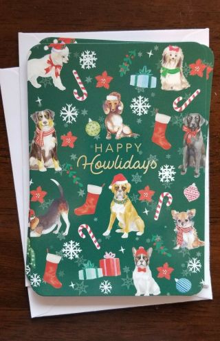 Bernese Mountain Dog Poodle Boxer Dachshund Christmas Holiday Cards 10