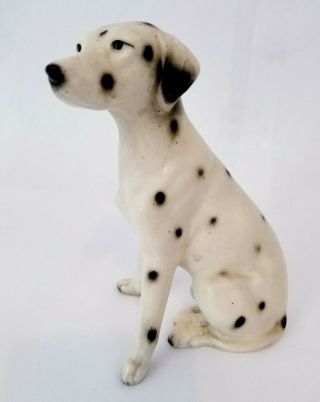 Vintage Dalmatian Dog Porcelain Figurine Inarco Japan Collectables 6 " Tall