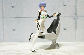 Rei Ayanami Figure Neon Genesis Evangelion Eva Girl With Chair Japan Anime F/s