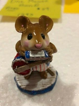 Wee Forest Folk M - 196a One Mouse Band (4th July) Estate - Read (p)
