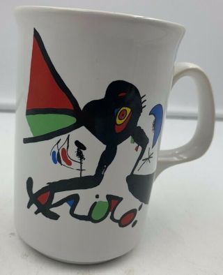 Joan Miro Art Mug/cup Modern Abstract Art 1989 By Commercial Artesean