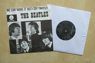 The Beatles We Can Work It Out / Day Tripper Dutch 7 " In Picture Sleeve