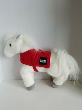 Wells Fargo 2011 Snowflake Legendary Pony Plush Horse White Stuffed 16”