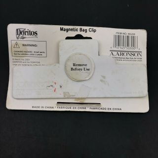 Doritos & Lay’s Jumbo Magnetic Chip Bag Clip A.  Aronson 2001 (J182/S15) 3