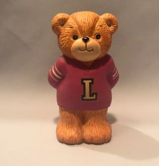 Lucy And Me Bear Sweater Jersey Letter L Figure 1984 Alphabet Enesco D12